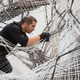 Illustration for article titled This Amazing Carbon Fiber Pavilion Was Woven by a Robot